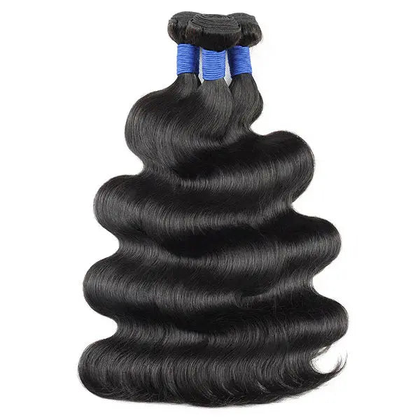 10A Brazilian Body Wave Human Hair 3 Bundles With 4*4 Lace Closure 🚚✅ Hair & Kisses Outlet