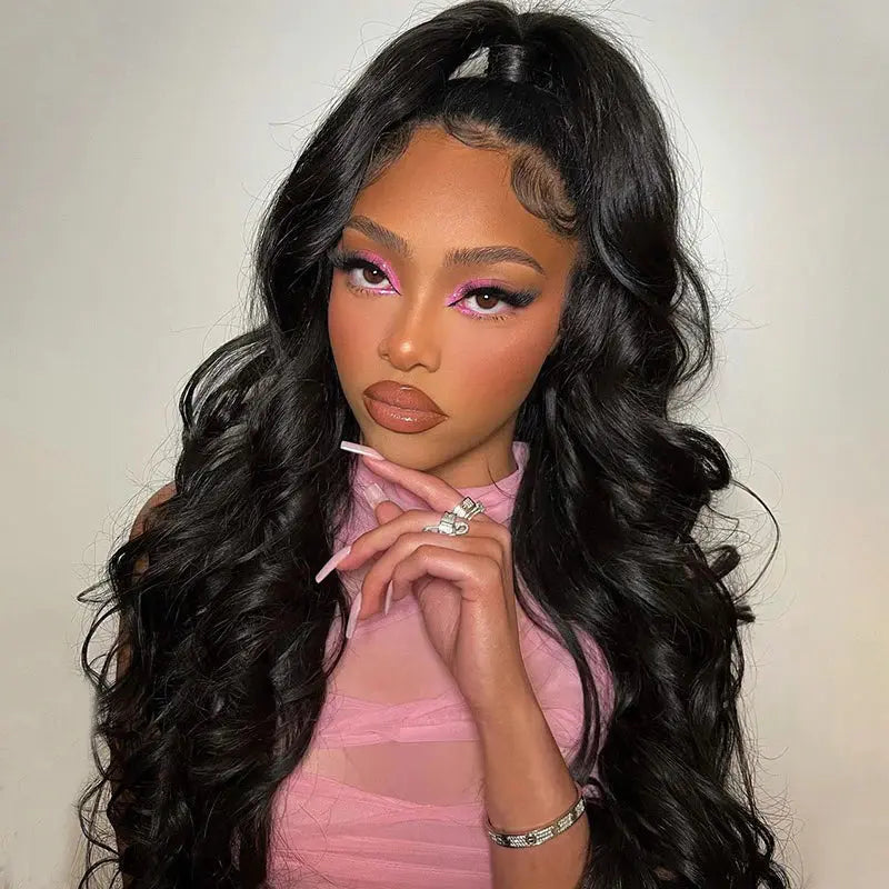 Body Wave Bundles Indian Human Hair Weave 3 Bundles Hair Extensions 🚚✅ Hair & Kisses Outlet