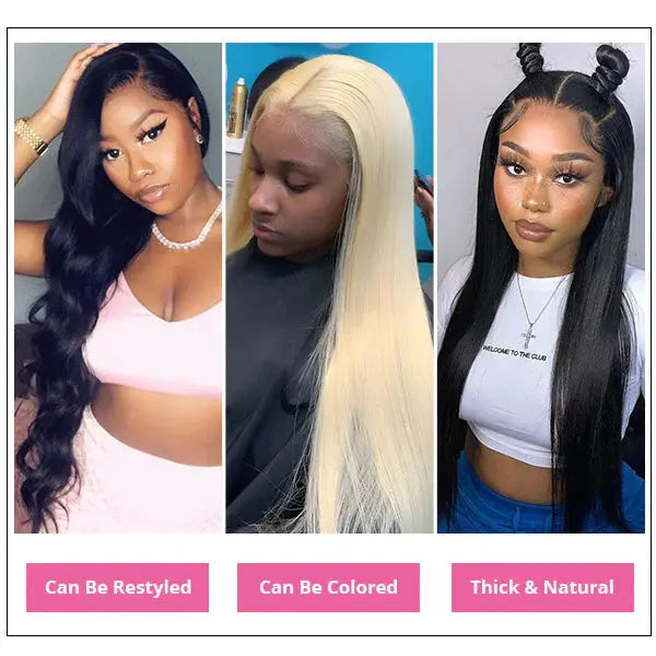 Straight Hair Bundles with Closure Indian Human Hair 3 Bundles with 4x4 Lace Closure 🚚✅ Hair & Kisses Outlet