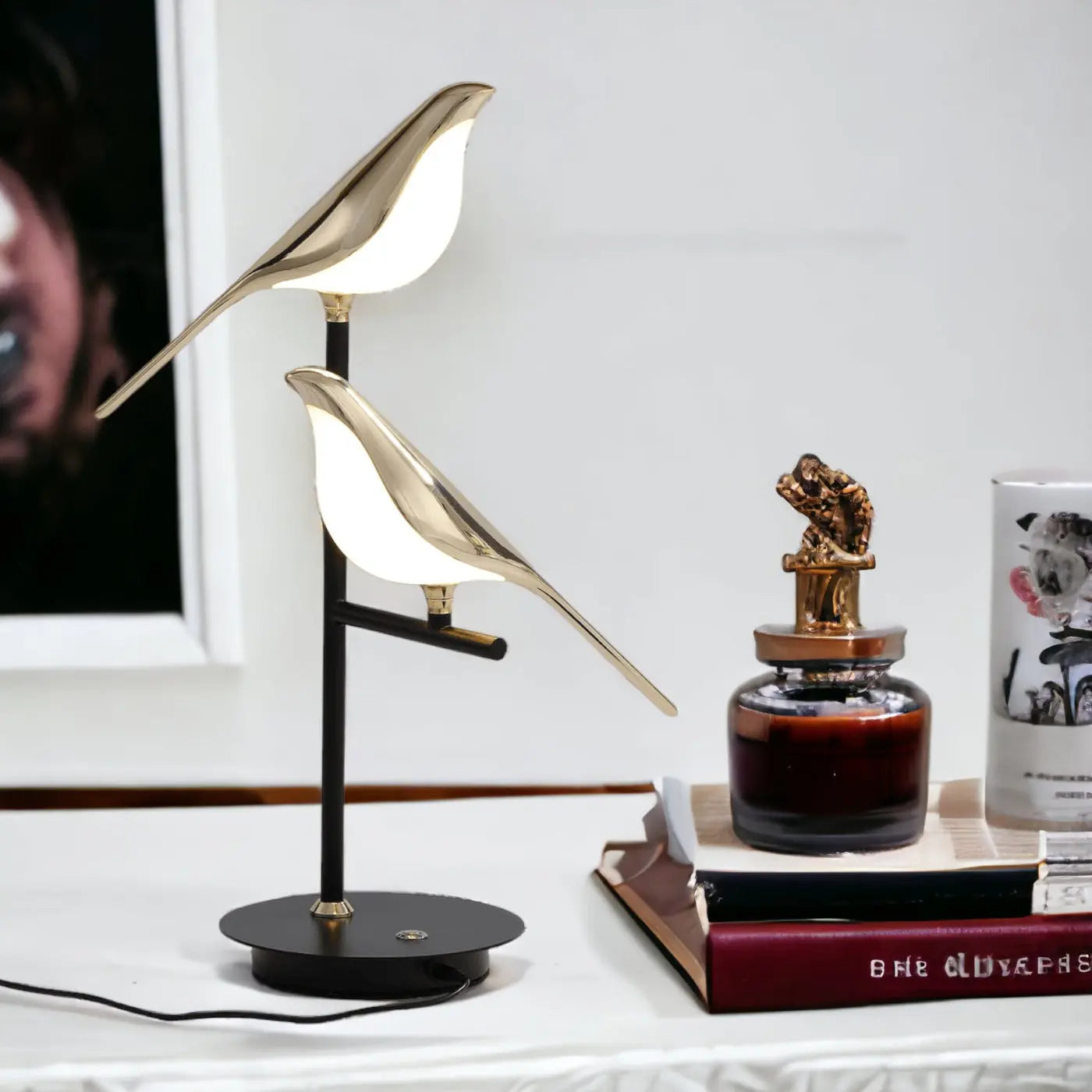 Feather Light Lamp