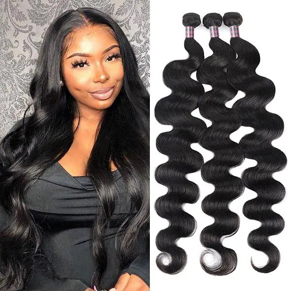 Peruvian Body Wave 3 Bundles Unprocessed Virgin Human Hair 🚚✅ Hair & Kisses Outlet