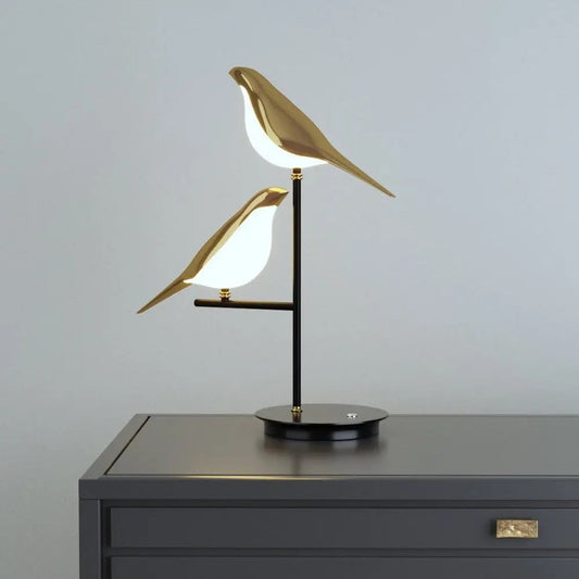 Feather Light Lamp