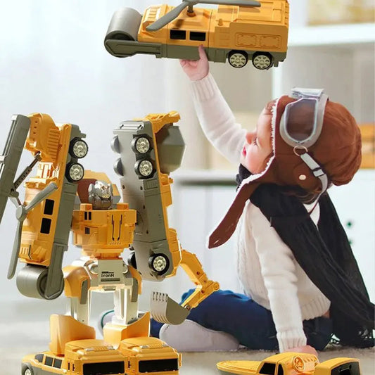 Magnetic Transforming Fun Build-A-Bot