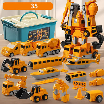 Magnetic Transforming Fun Build-A-Bot