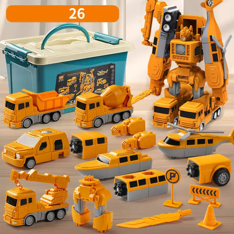Magnetic Transforming Fun Build-A-Bot