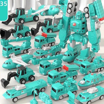 Magnetic Transforming Fun Build-A-Bot